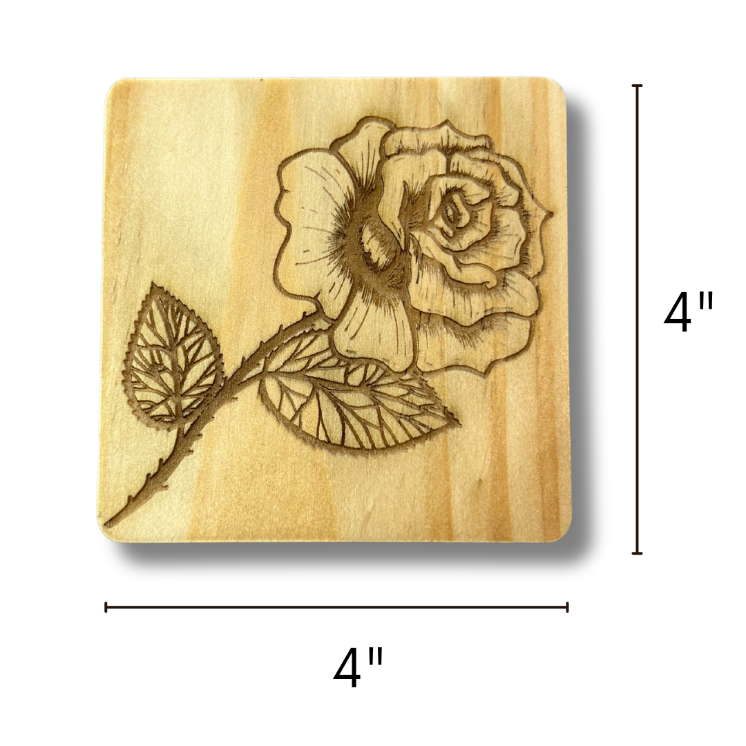 Rose Coasters