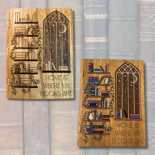 Moonlit Library Book Box