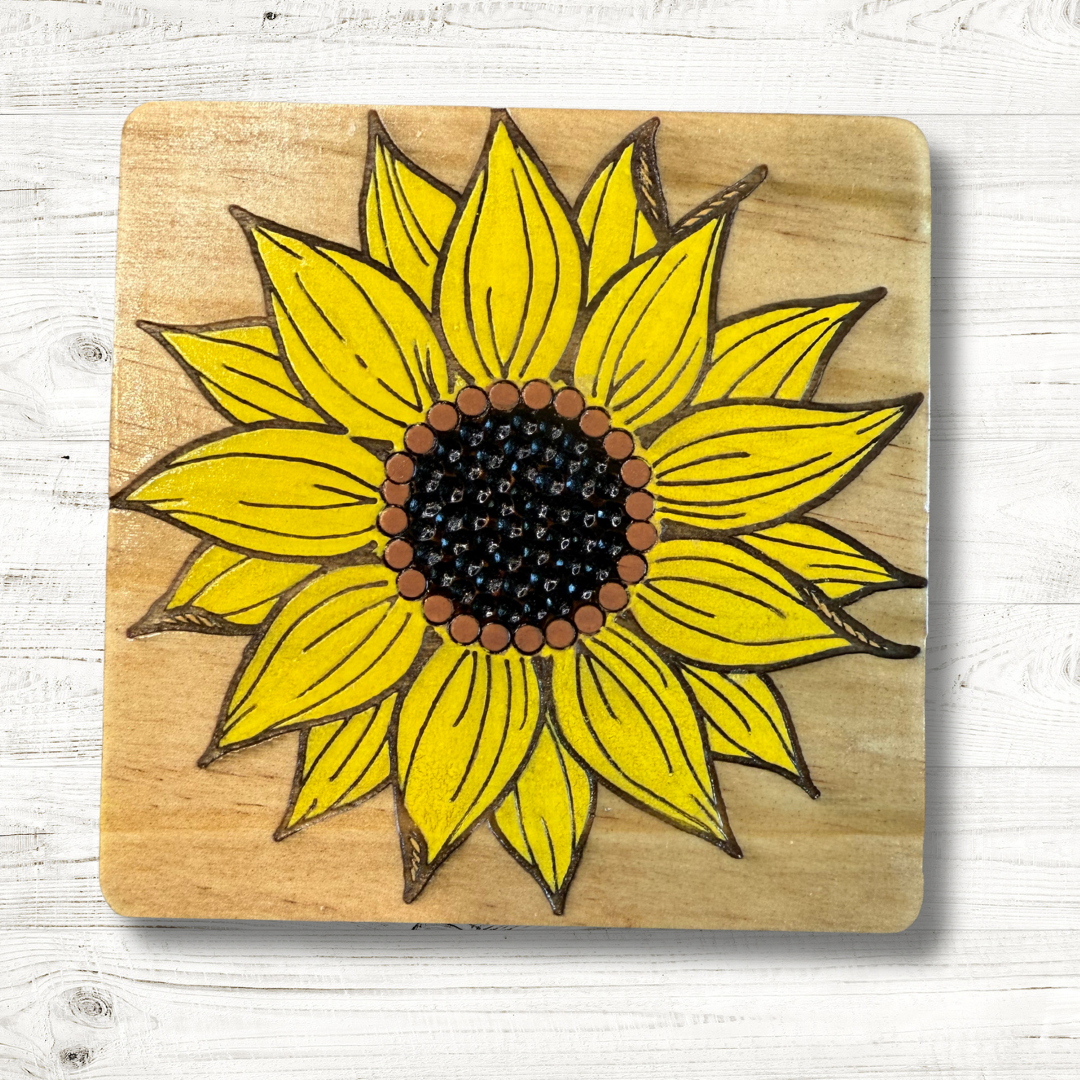 Sunflower Coasters