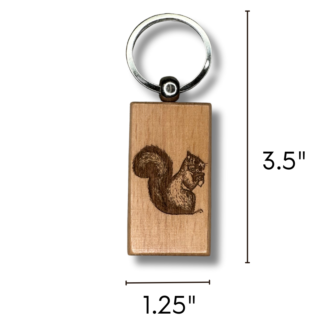 Squirrel Keychain