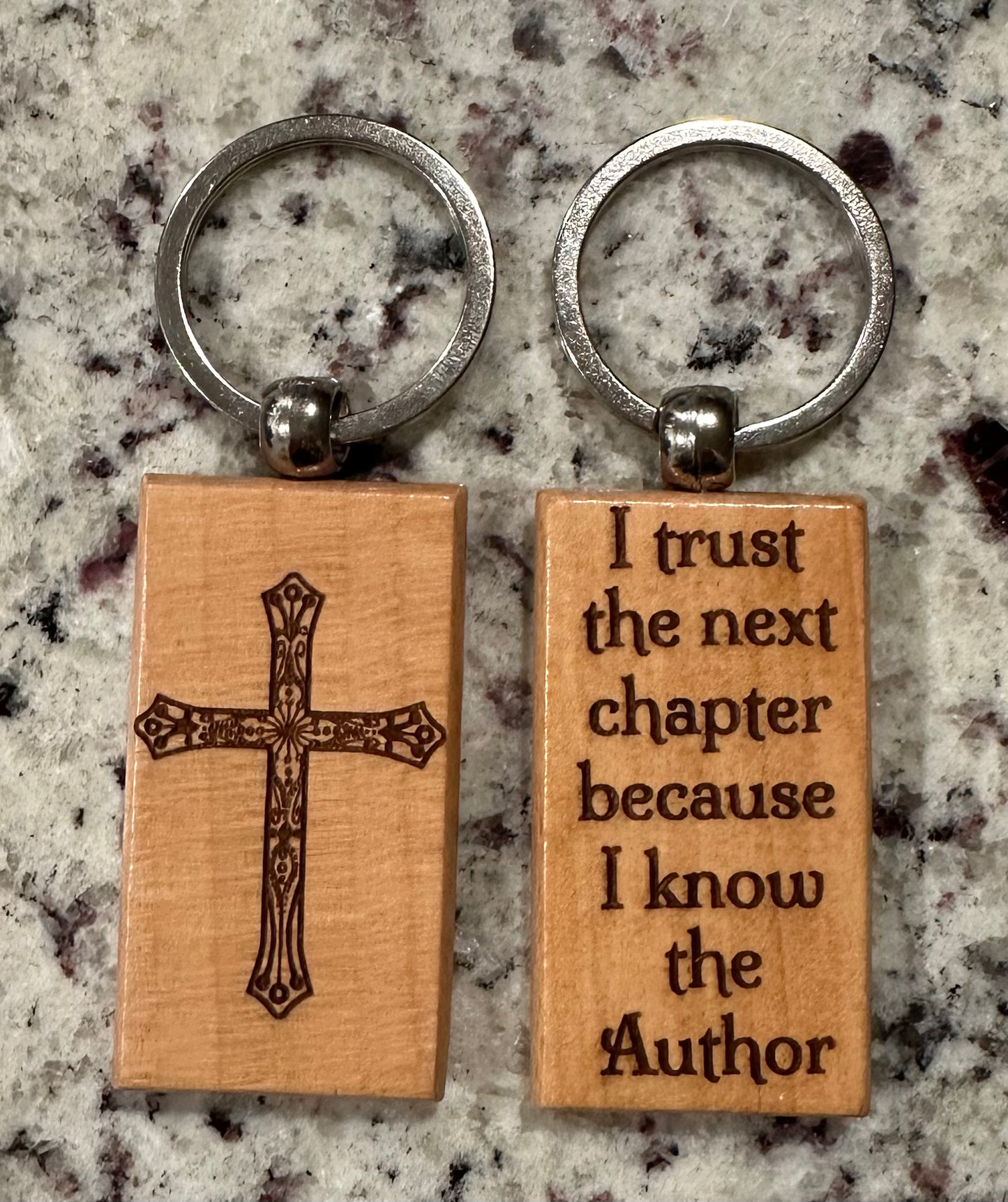 Simplistic Cross Keychain