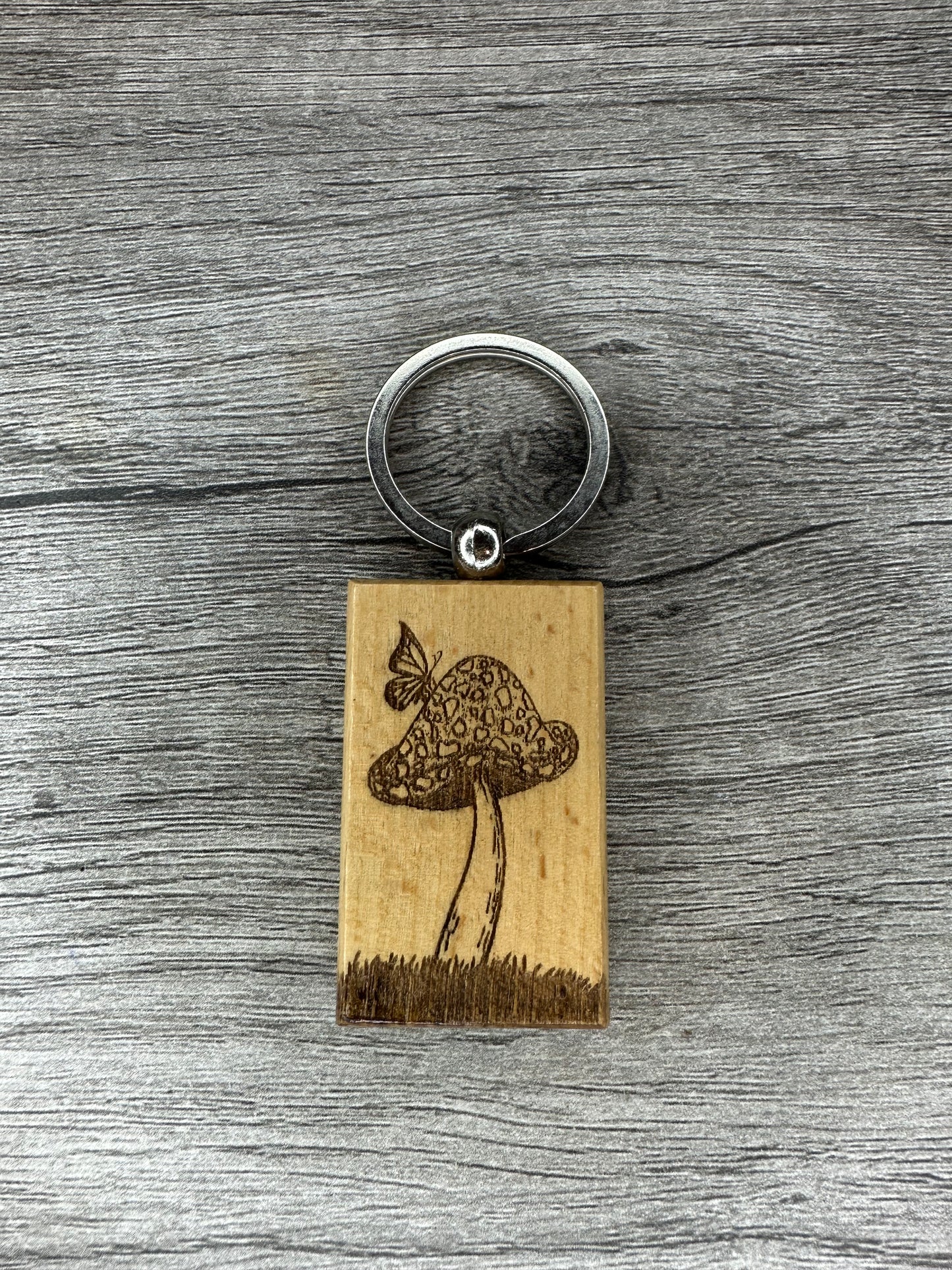 Mushroom & Fern Keychain Collection