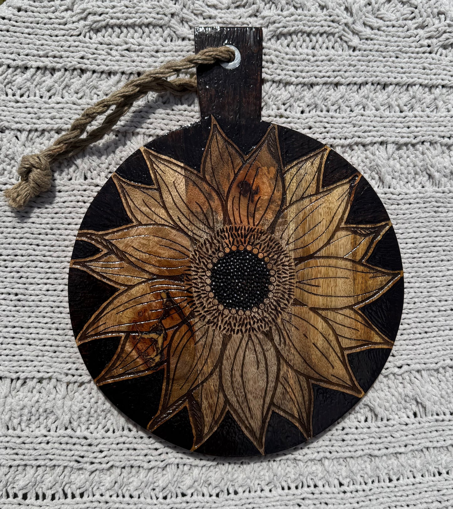 Sunflower Charcuterie & Cutting Board (Food Safe)