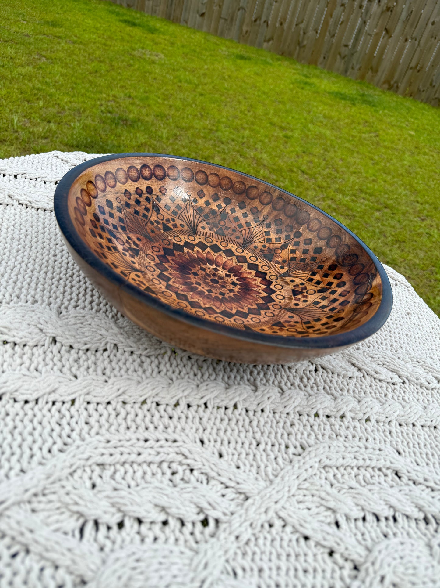 12" Mandala Bowl (Food Safe)