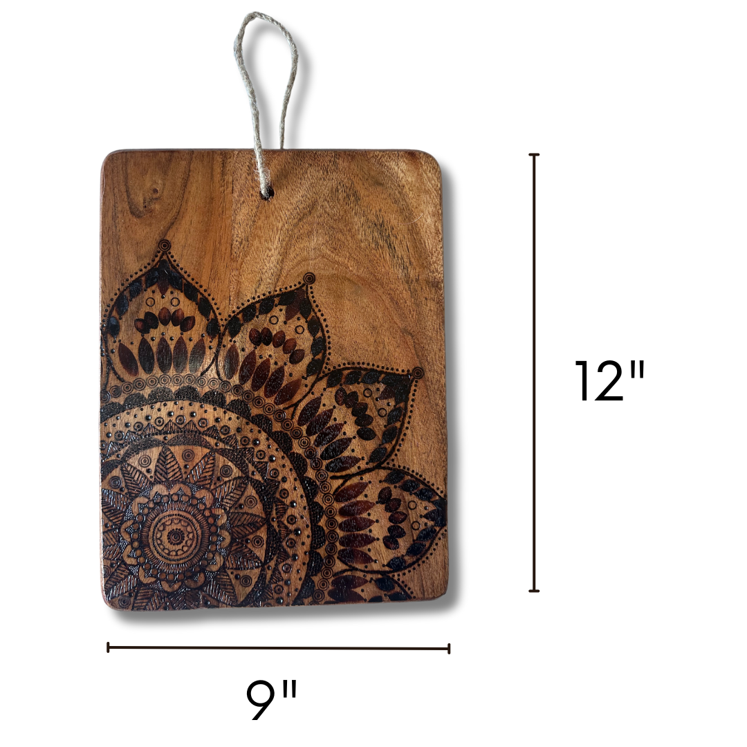 12" x 9" Mandala Board (Decoration Only)