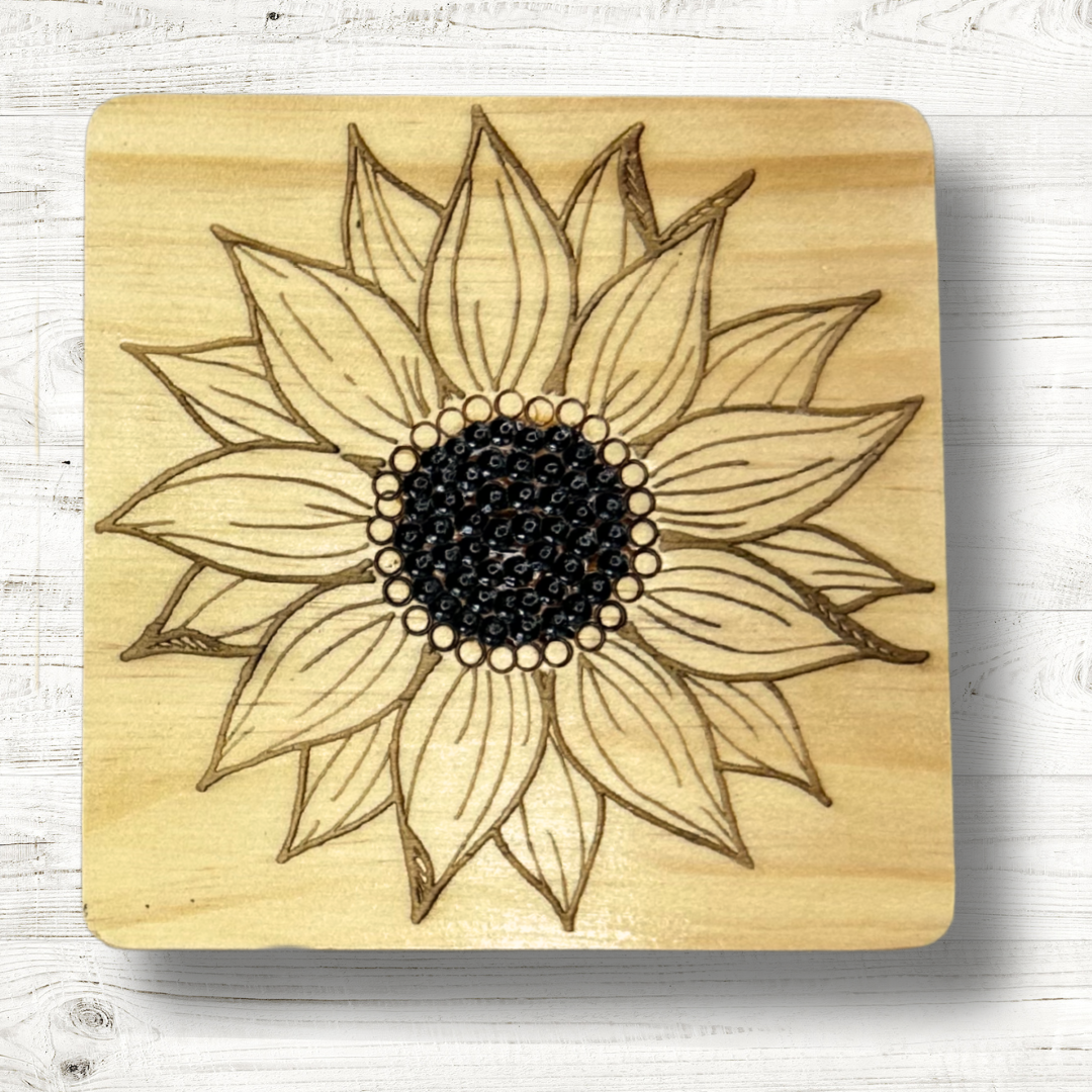Sunflower Coasters