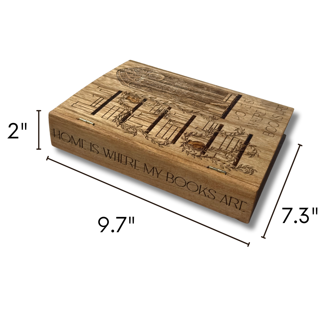 Moonlit Library Book Box