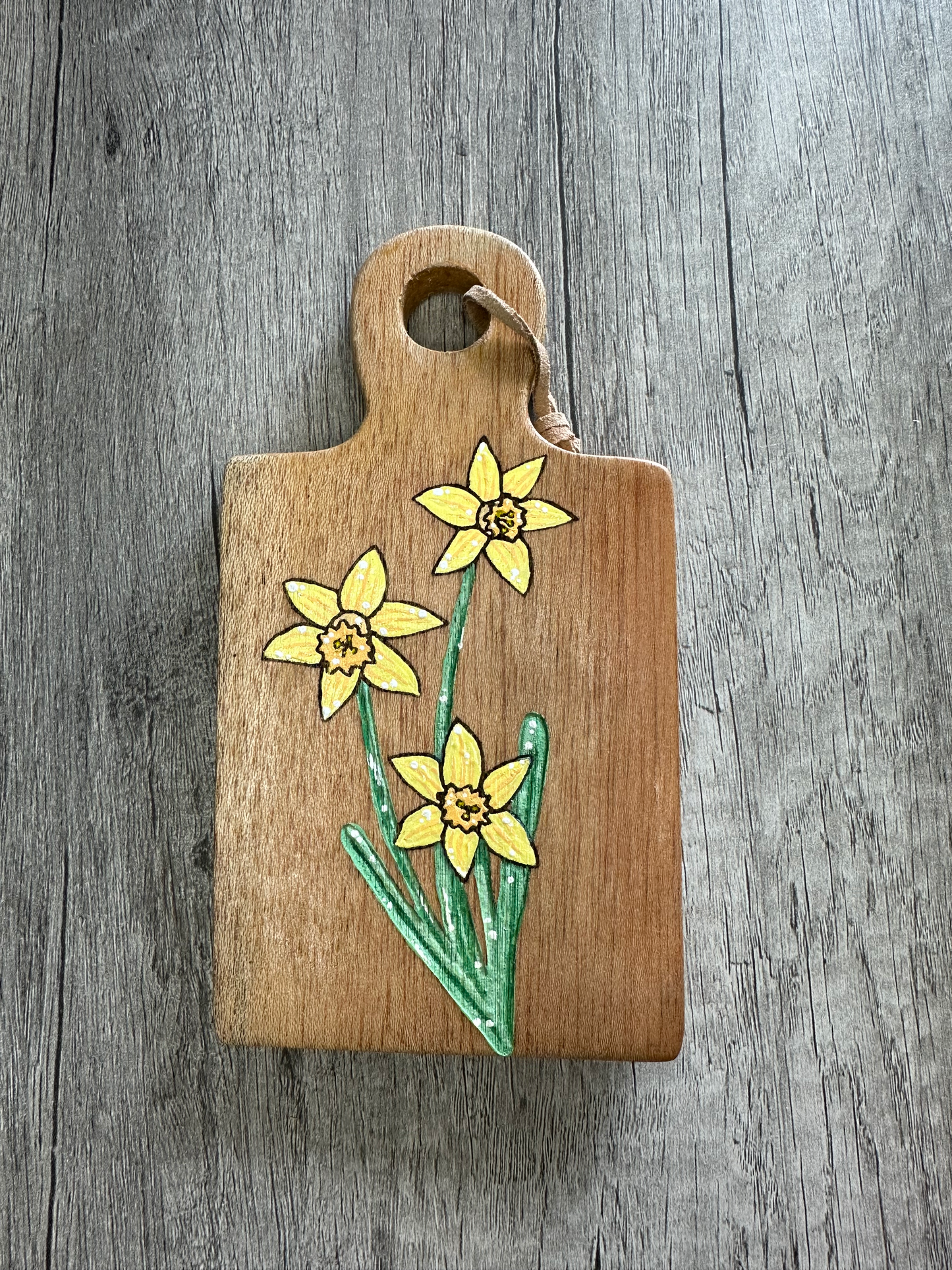 Mini Flower Board (Daffodil - Decoration Only)
