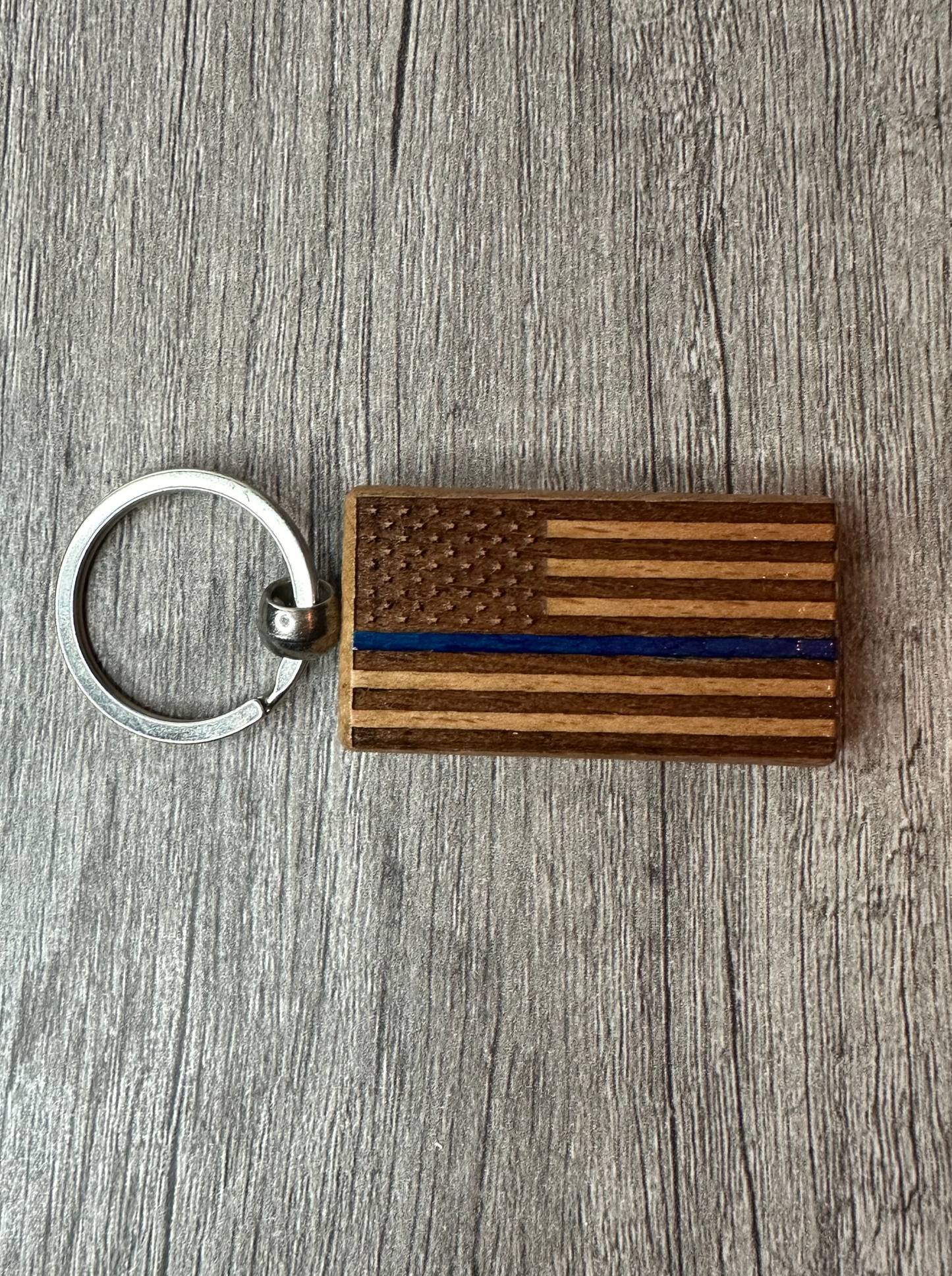 American Flag Keychain