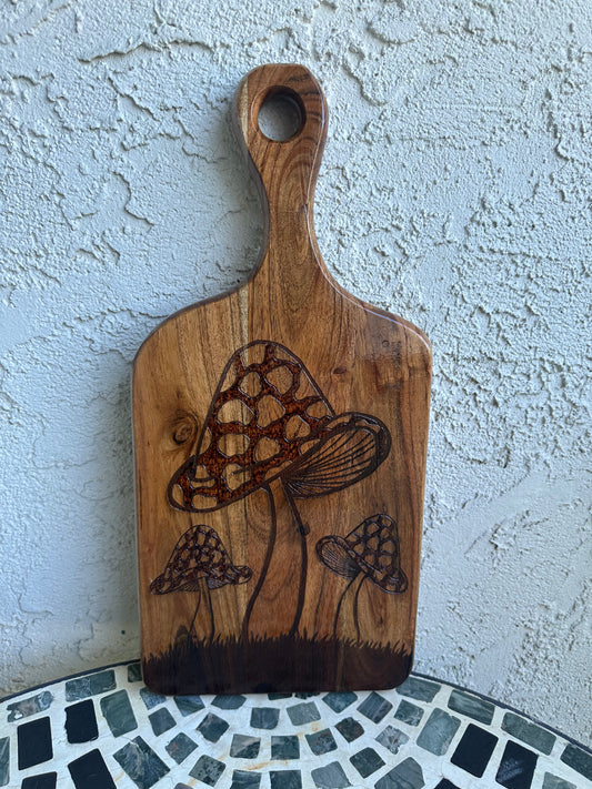Funky Mushroom Board (Food Safe)