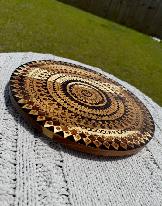 14" Mandala Lazy Susan (Food Safe)