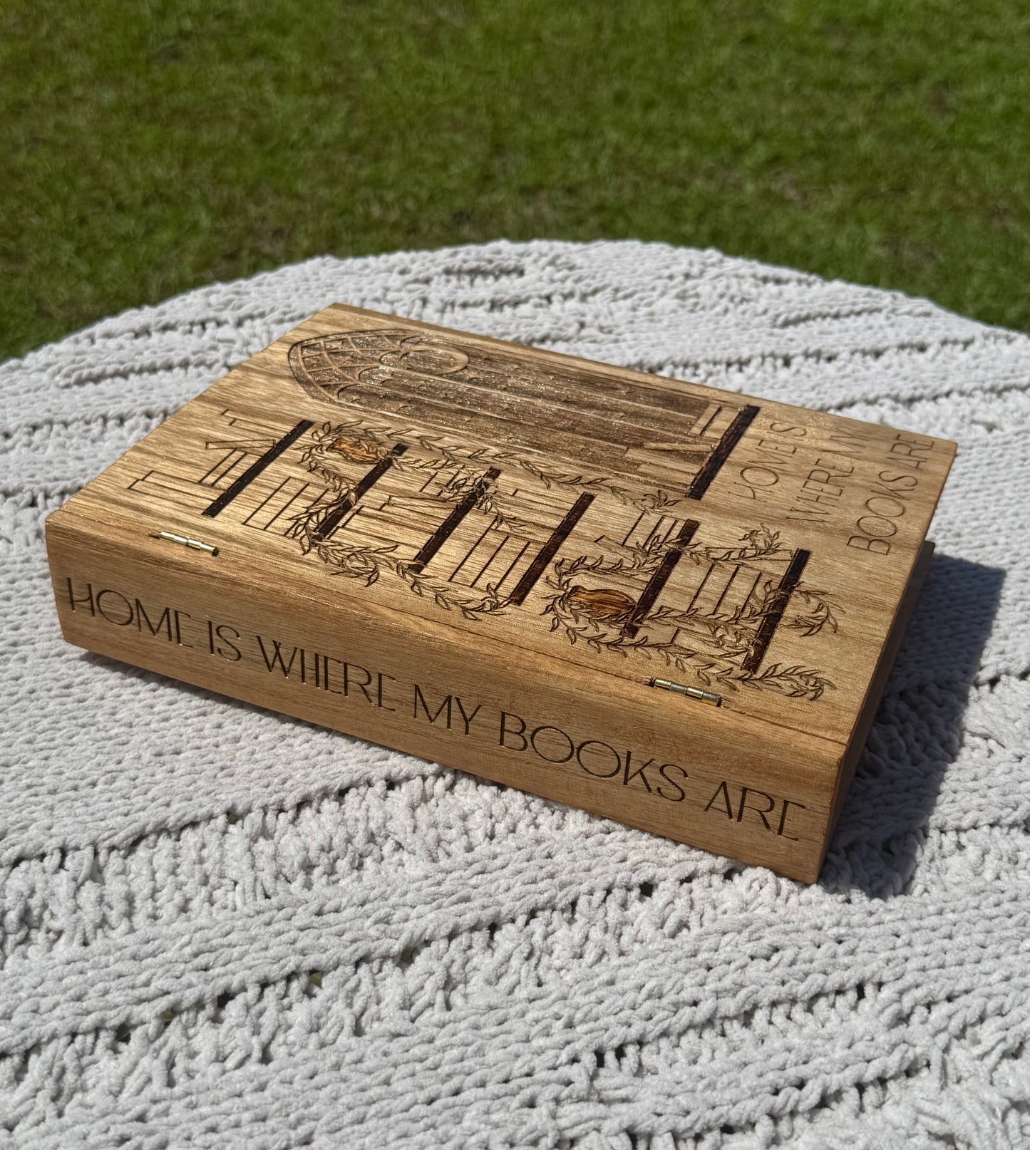 Moonlit Library Book Box