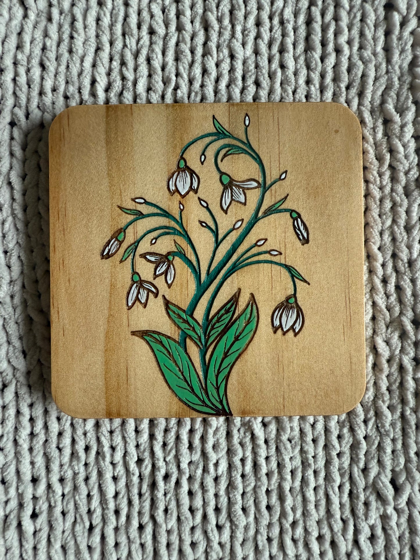 Birth Flower Coasters: Color