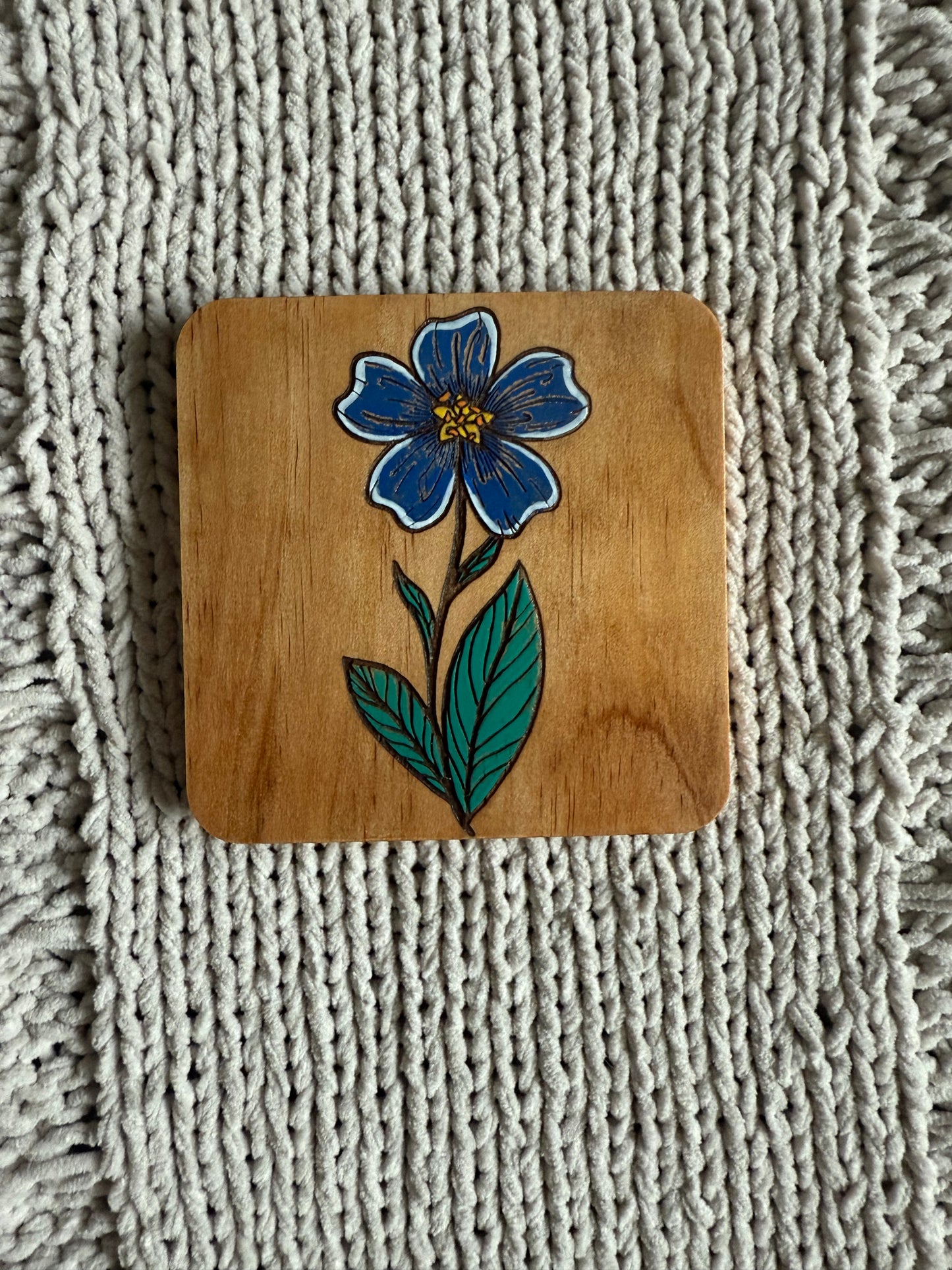 Birth Flower Coasters: Color