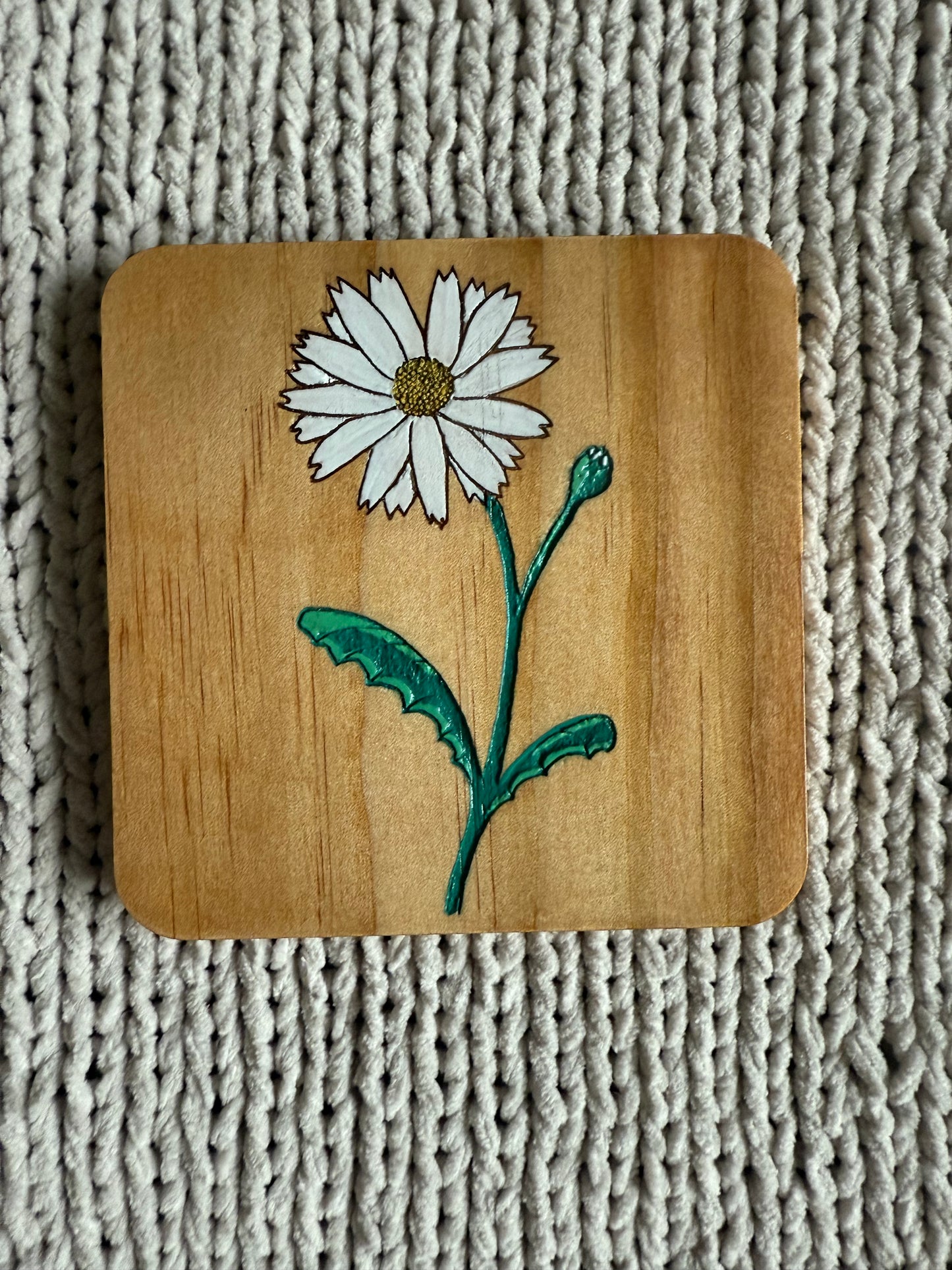 Birth Flower Coasters: Color