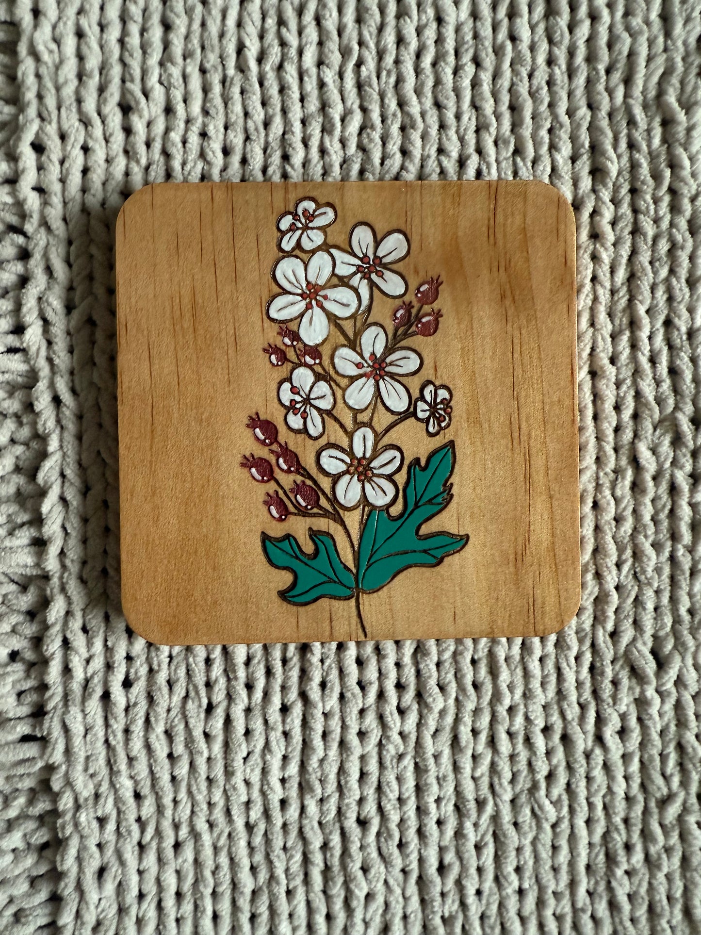 Birth Flower Coasters: Color