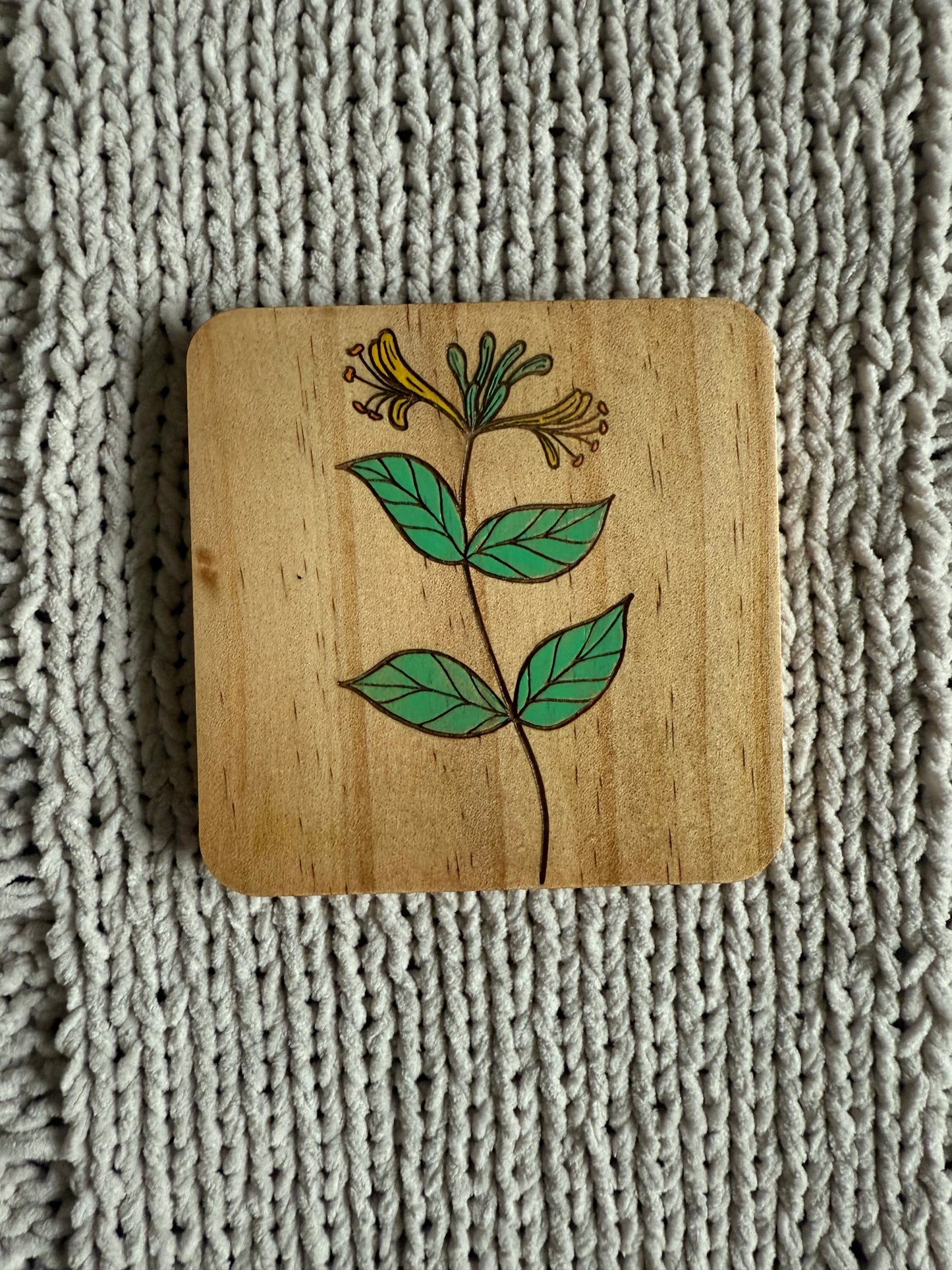 Birth Flower Coasters: Color