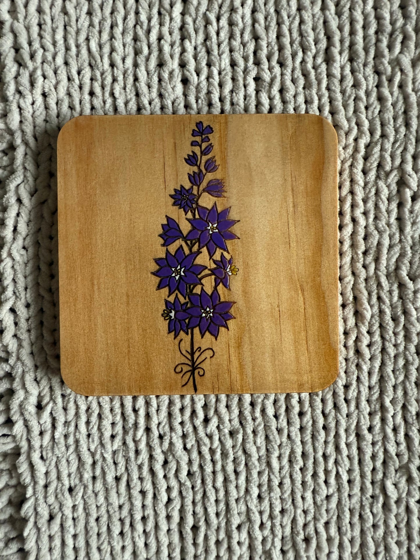Birth Flower Coasters: Color
