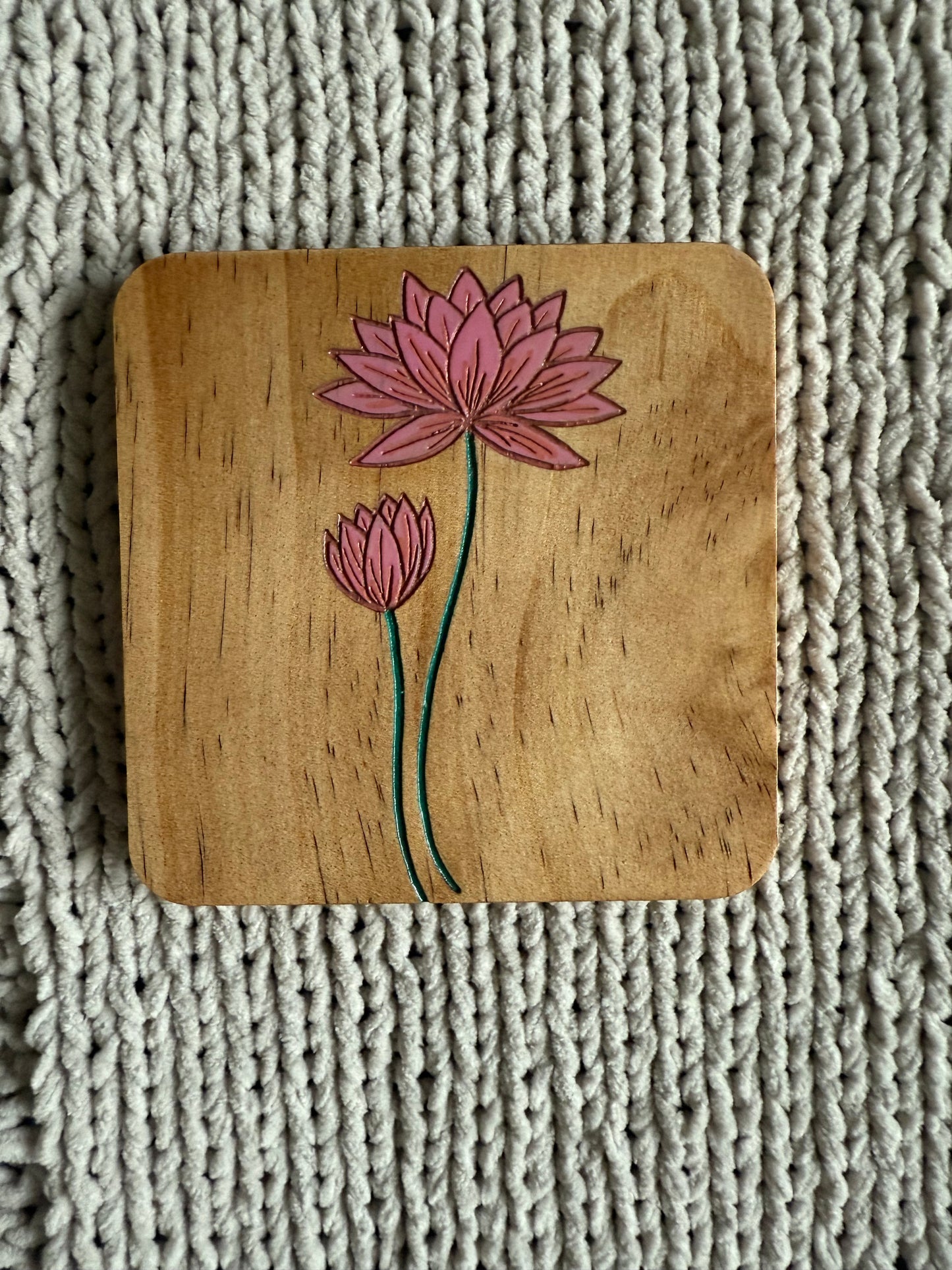 Birth Flower Coasters: Color