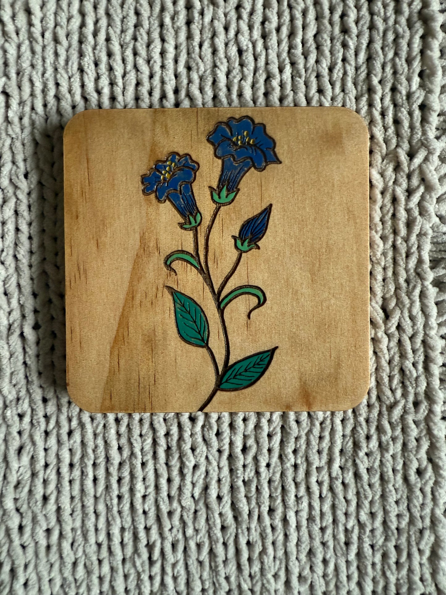 Birth Flower Coasters: Color