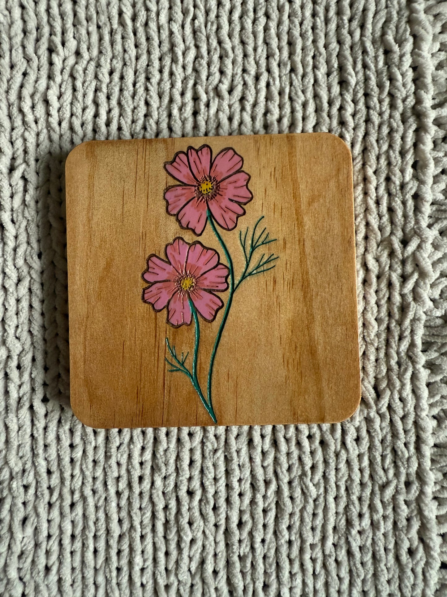 Birth Flower Coasters: Color