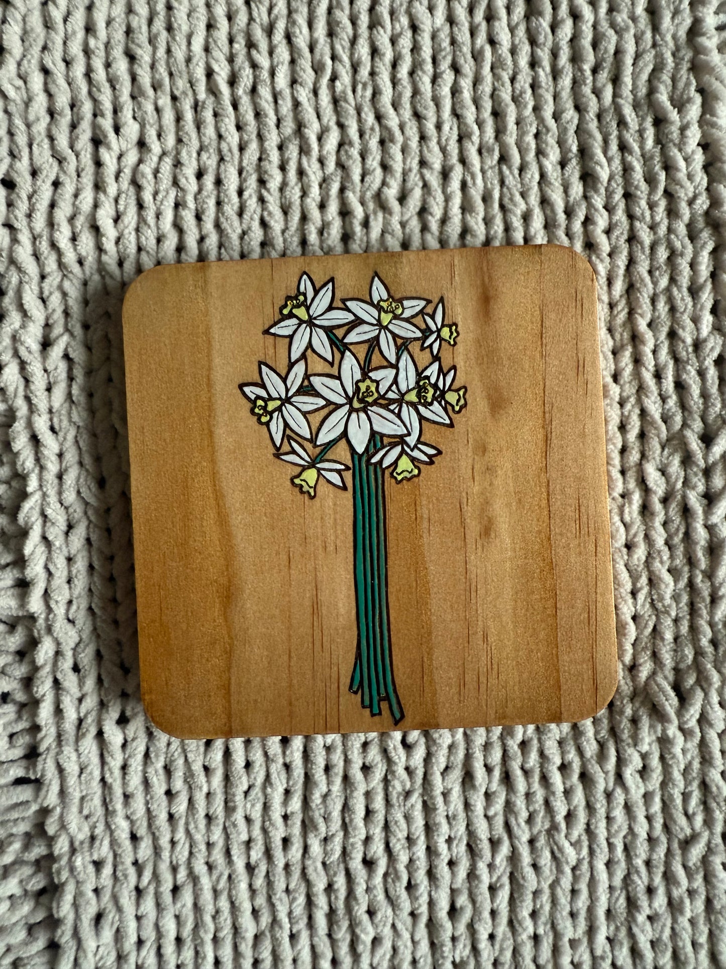 Birth Flower Coasters: Color