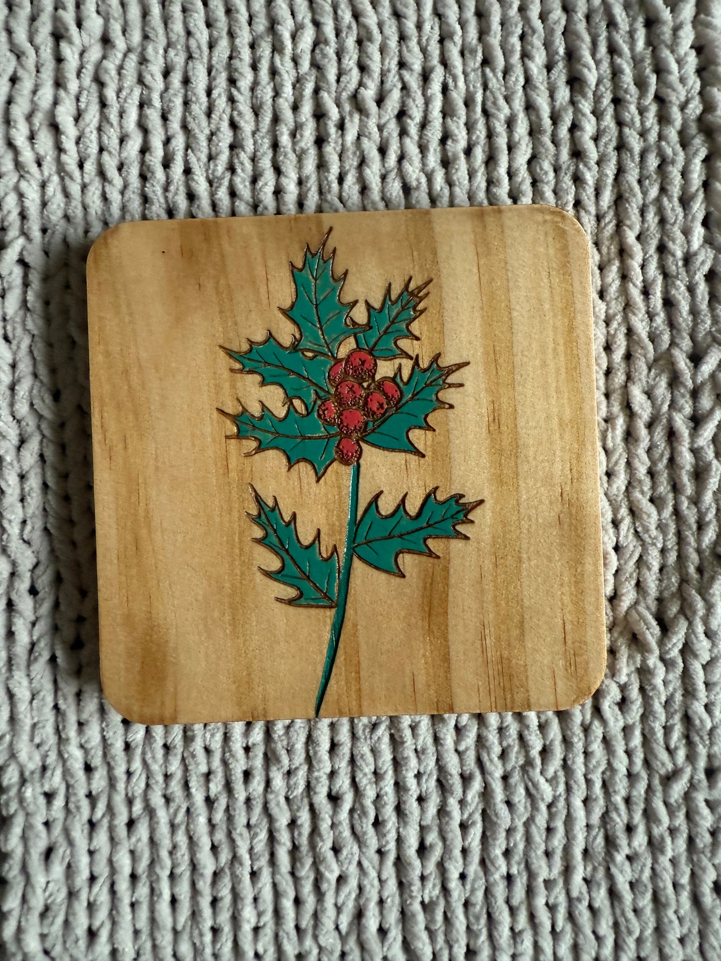 Birth Flower Coasters: Color