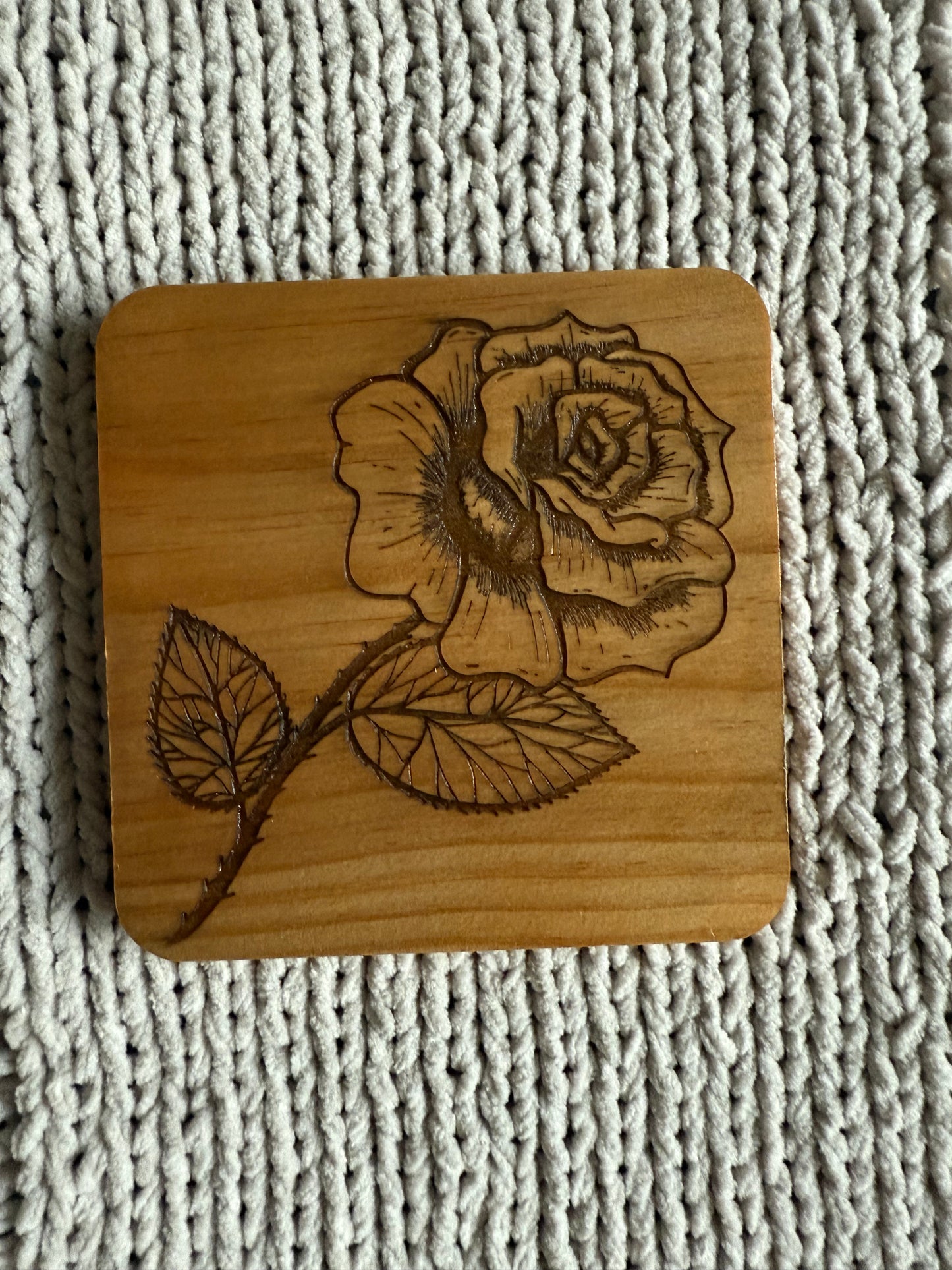 Rose Coasters