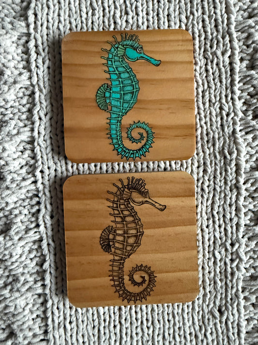 Seahorse Coasters
