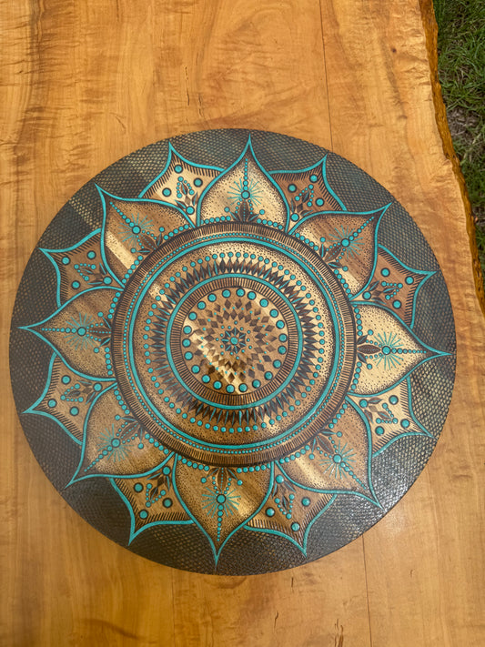 Caribbean Blue Lazy Susan (Food Safe)
